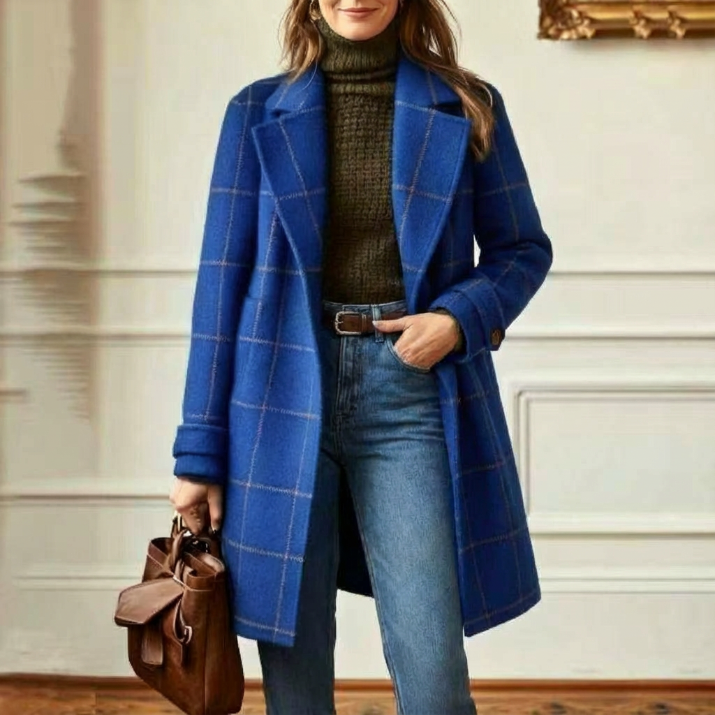 Sutton | Plaid Longline Coat