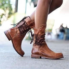 Ciss™ | Vintage Lace-Up Boots