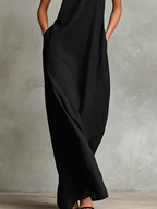 Ava | High-Neck Maxi Dress
