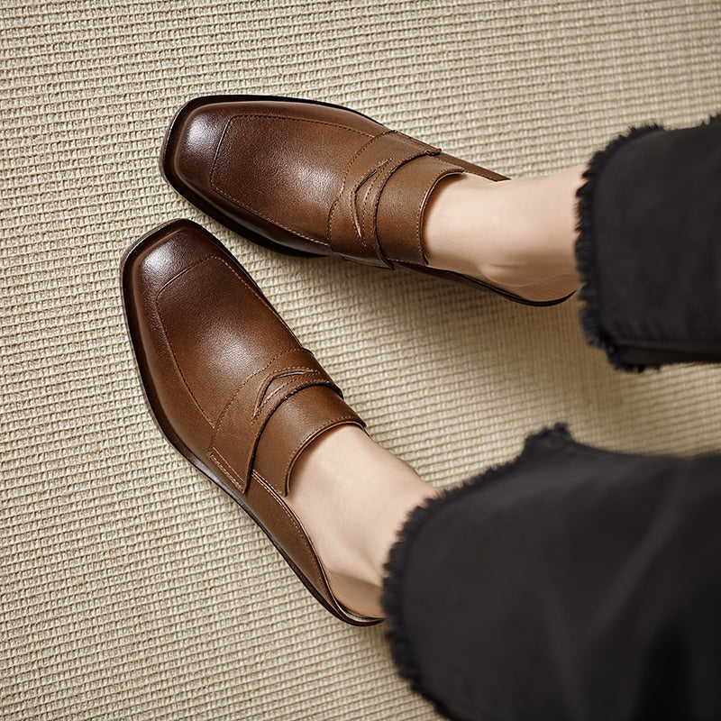 Lola Genuine Leather Mules