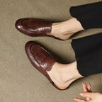 Aurora Genuine Leather Mules