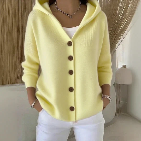 Teri | Women’s Long Sleeve Cardigan with Hooded