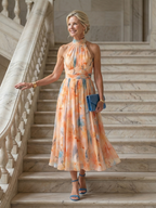 Elin™ Soft Halter Midi Dress
