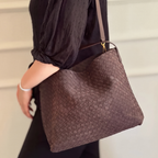 The Brielle Suede Tote Bag