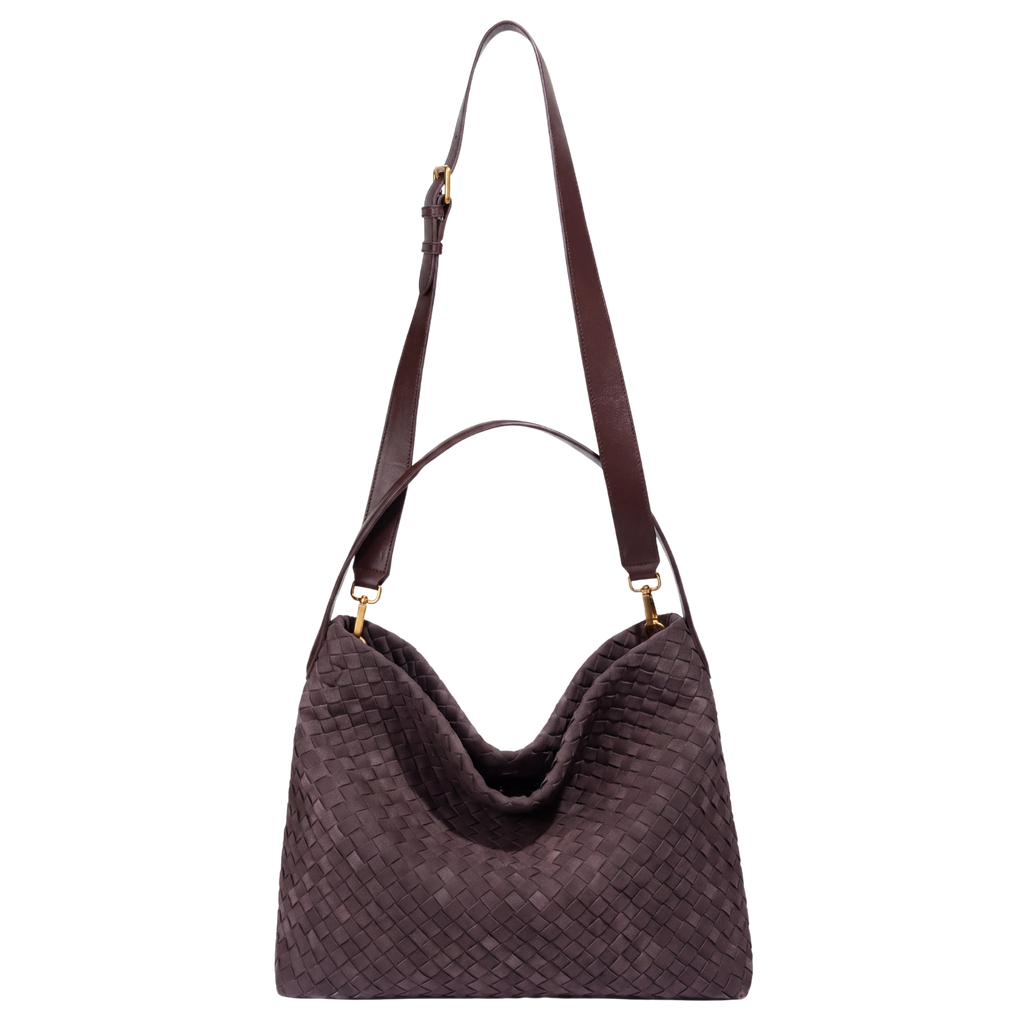 The Brielle Suede Tote Bag