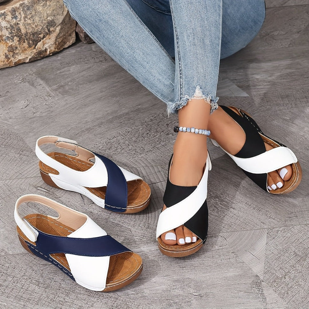 Milena | Women's Cushioned Open-Toe Ultra Comfortable Orthopedic Sandals