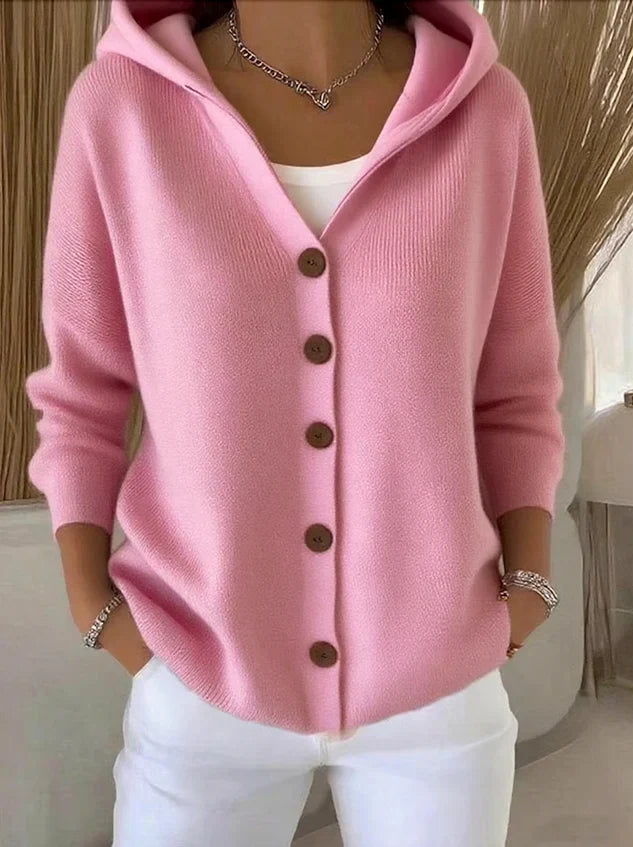 Teri | Women’s Long Sleeve Cardigan with Hooded