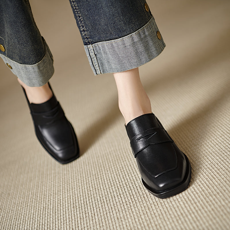 Lola Genuine Leather Mules