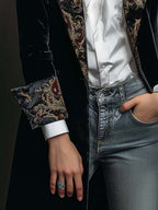 Octavia | Baroque-Trim Tailored Blazer