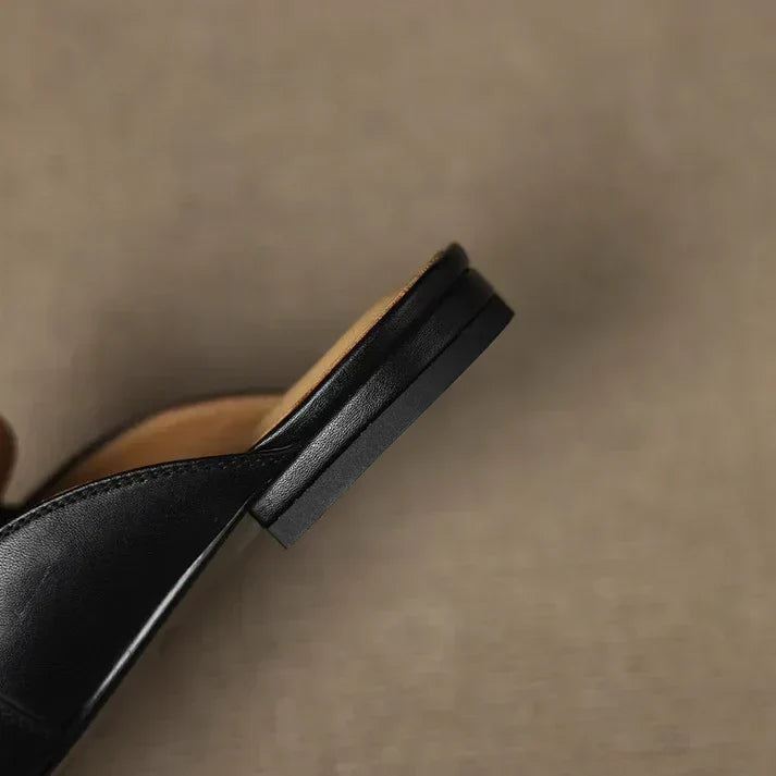Aurora Genuine Leather Mules