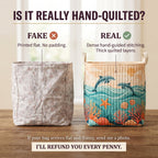Sea Breeze | Hand-Quilted Laundry Basket