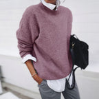 Women's Loose Fit Cashmere Sweater - Soft and Comfortable