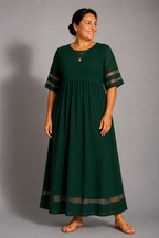 Aubrey™ | Flattering Tummy-Smoothing Midi Dress