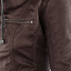 Monica | Robust and Elegant Leather Jacket
