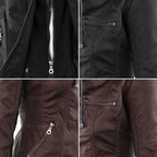 Monica | Robust and Elegant Leather Jacket