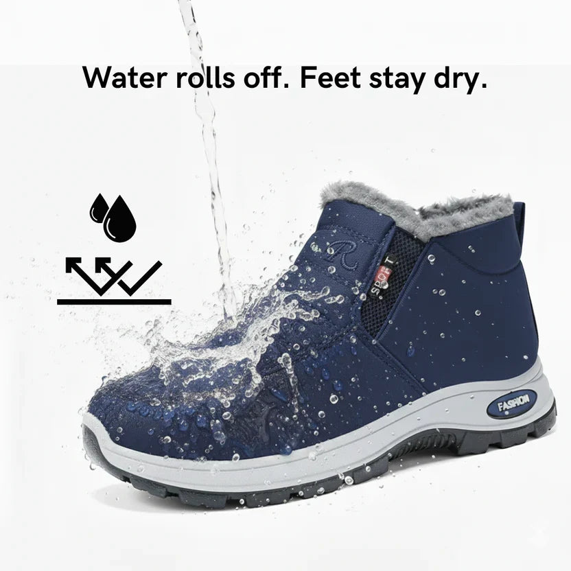 Sianna™ | Quilted Waterproof Slip-On Ankle Boots