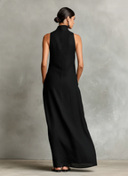 Ava | High-Neck Maxi Dress