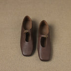 Elspeth | High-Vamp Mary Jane Flat