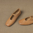 Elspeth | High-Vamp Mary Jane Flat