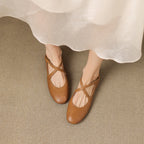 Zeor | Genuine Leather Flats
