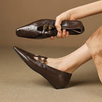 Ceyla | Brogued Double-Strap Mary Jane Flat