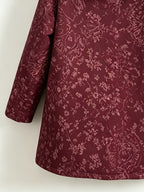 Rosemary™ | Fleece-Lined Floral Hooded Coat