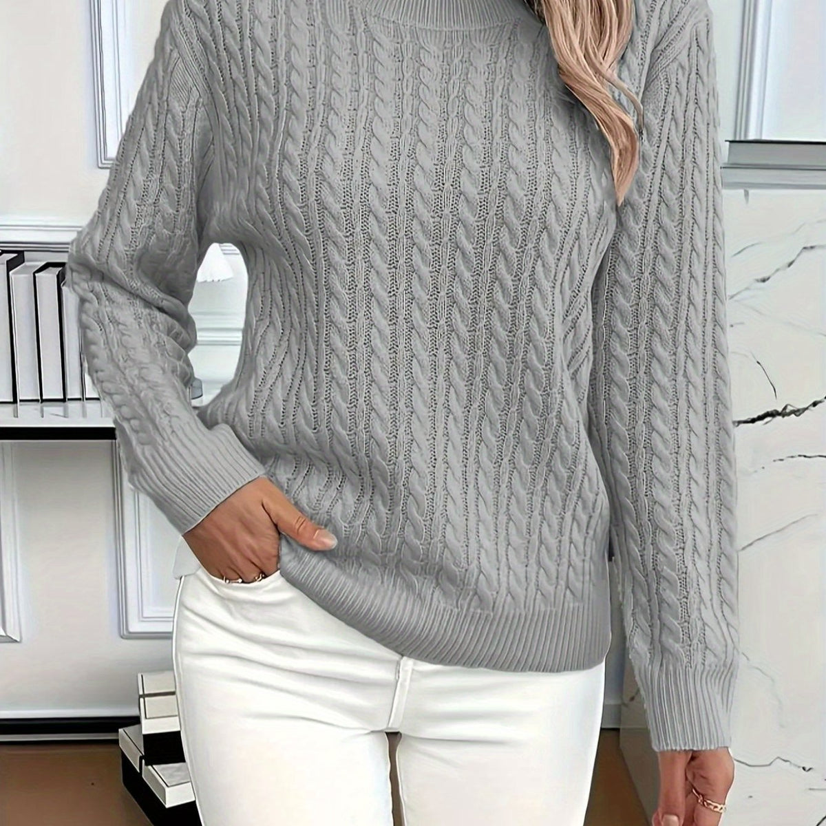 Cozy Cable Knit Sweater