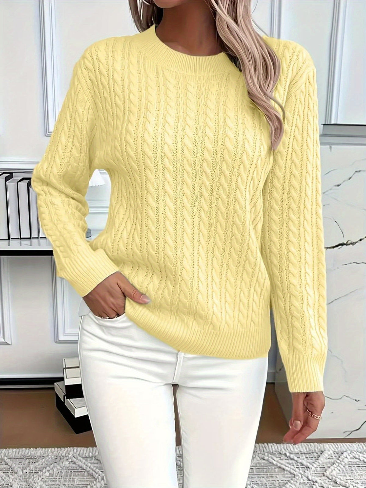 Cozy Cable Knit Sweater