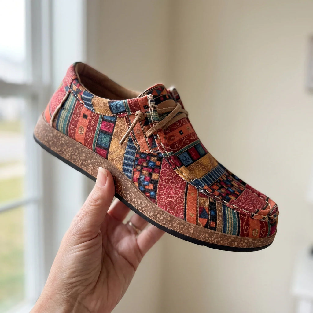 Rebecca | Comfortable Patterned Sneakers