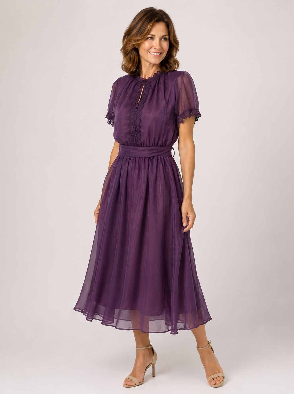 Honora | Elegant Belted Waist Dress