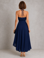 Carina | Elegant Halter Neck Dress